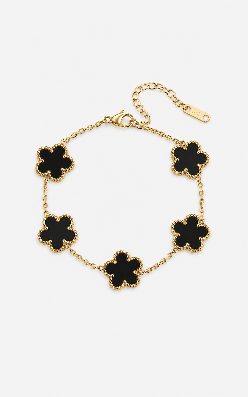 Pulsera Trèfle Noir
