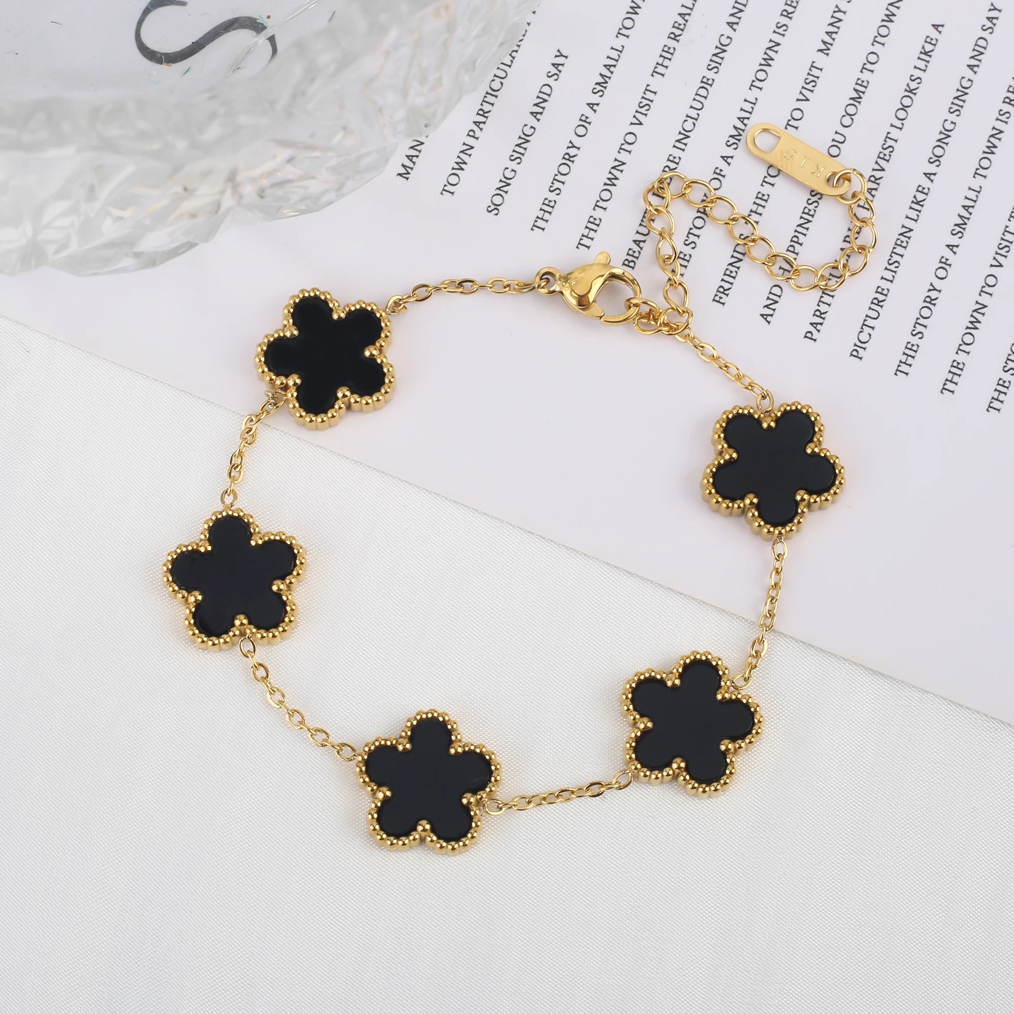 Pulsera Trèfle Noir