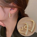 Aretes Cœur Ouvert