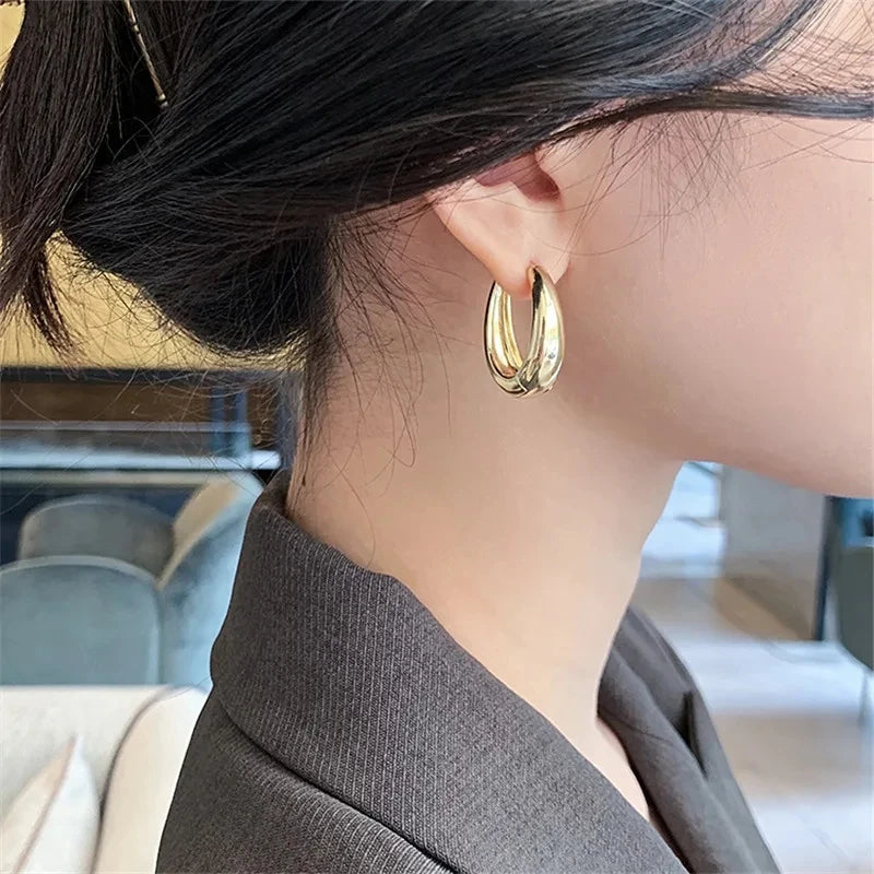 Aretes Goutte Ovale