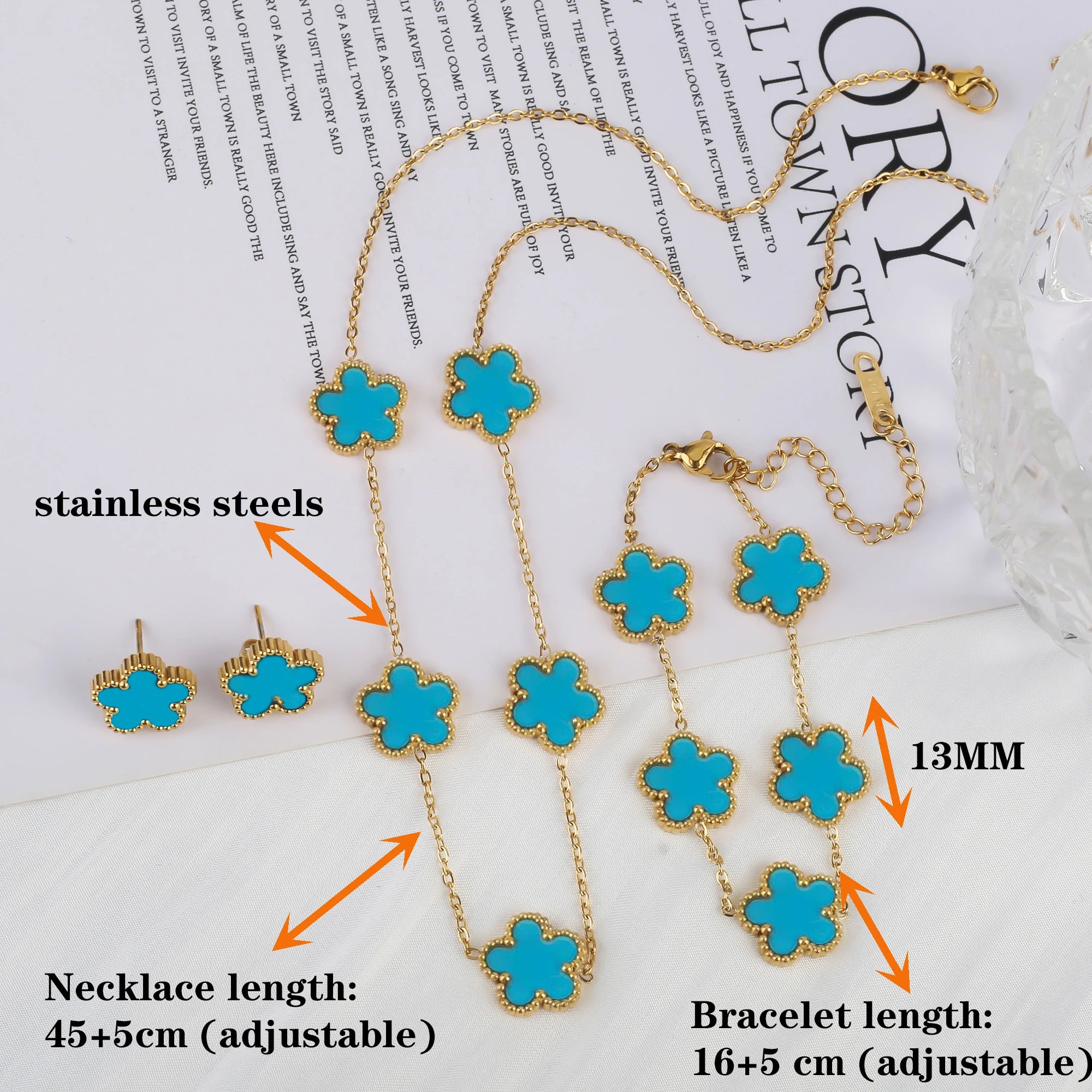 Pulsera Trèfle Noir