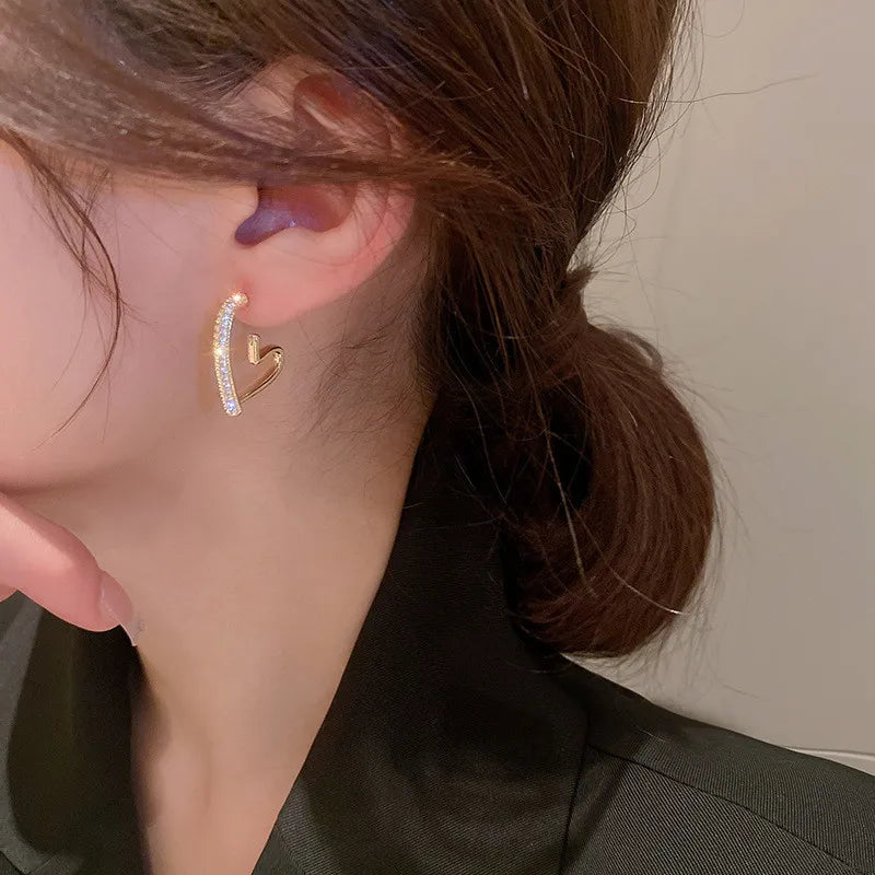 Aretes Cœur Ouvert