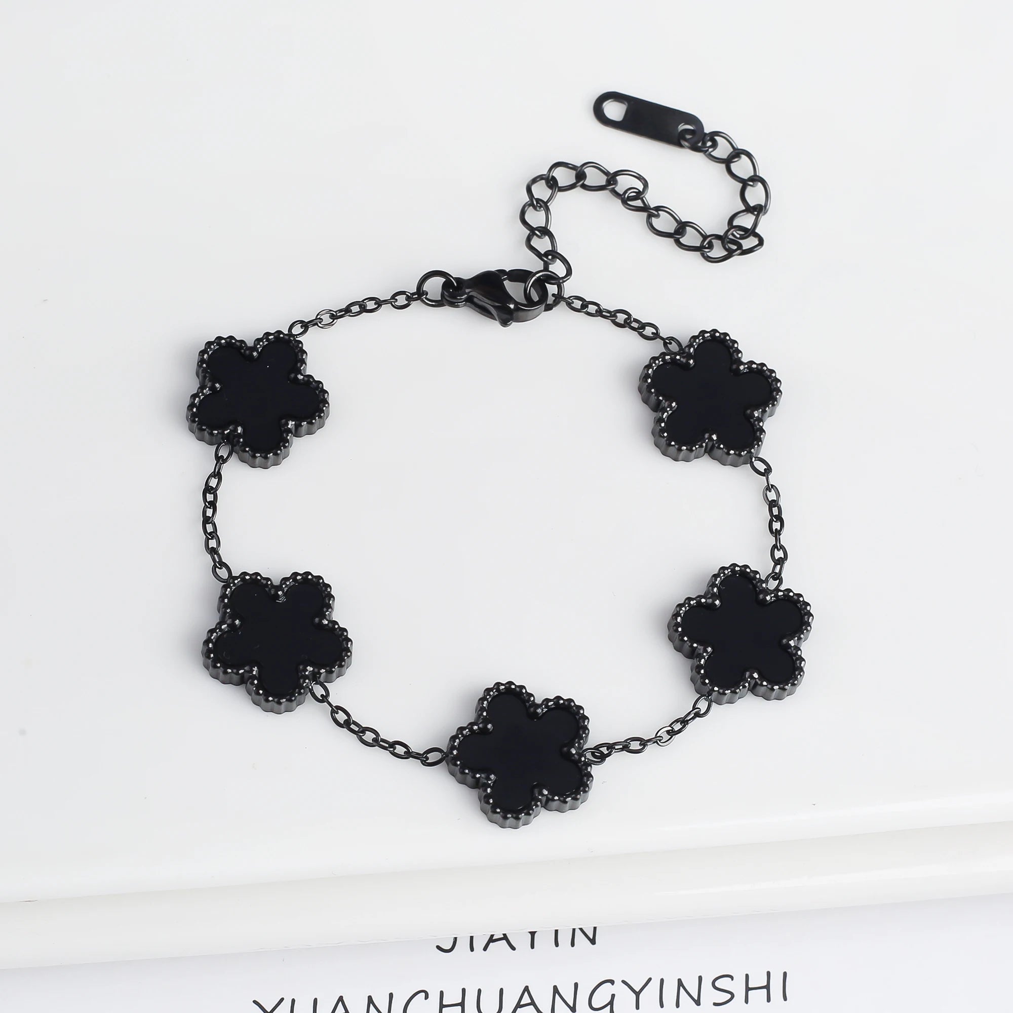 Pulsera Trèfle Noir