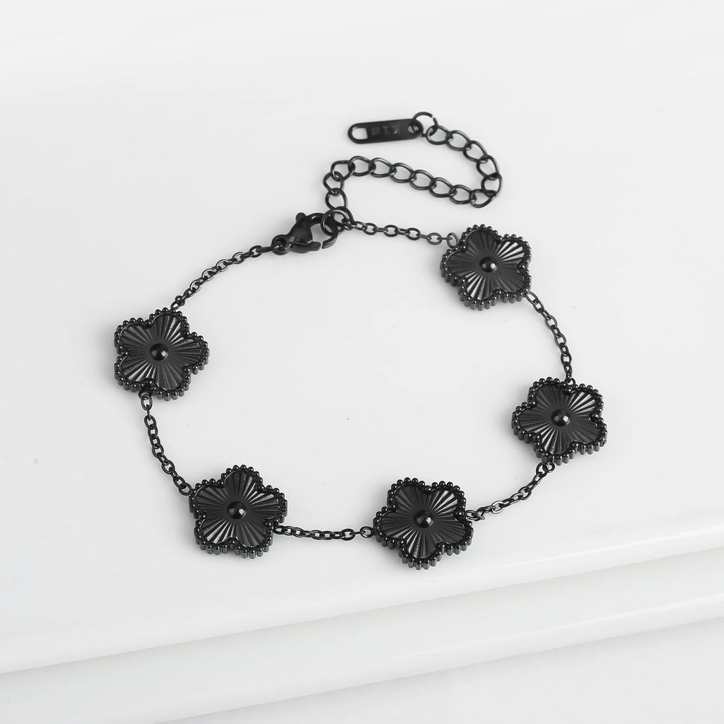 Pulsera Trèfle Noir